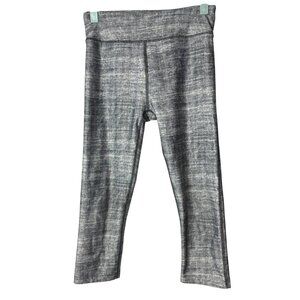 Under Armour Womens Capri Compression Leggings Size S HeatGear Black White